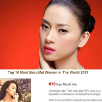 Ngô Thanh Vân lọt top 10/50 trong danh sách người đẹp nhất thế giới 2013
